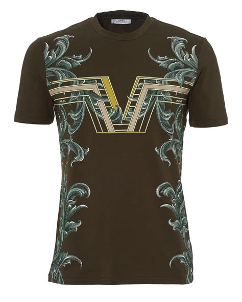 green versace shirt mens|Versace collection men shirt.